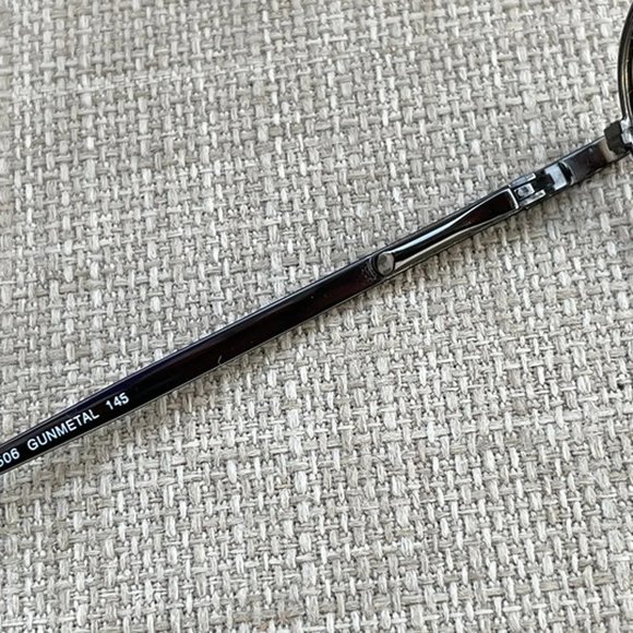 Timberland Men Eyeglasses Frame Gunmetal Tone Metal Glasses 145 P506 - Picture 8 of 12